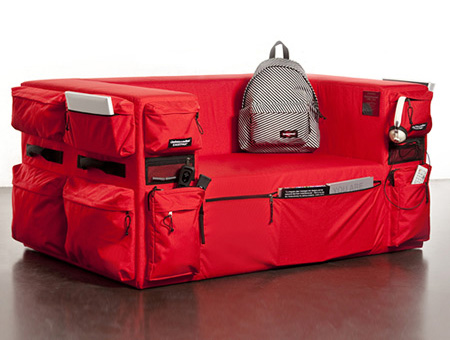 диван с карманами