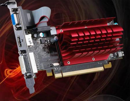 видеокарта ATI Radeon HD 5450 с поддержкой DirectX 11