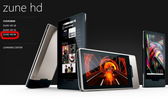 Microsoft Zune HD 64