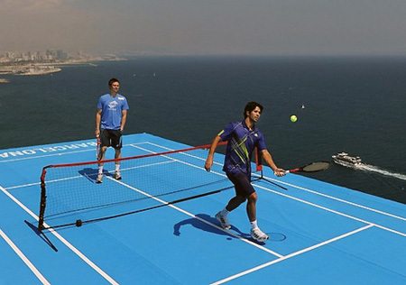 теннис на крыше