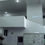 Пинг-понг на стене в доме