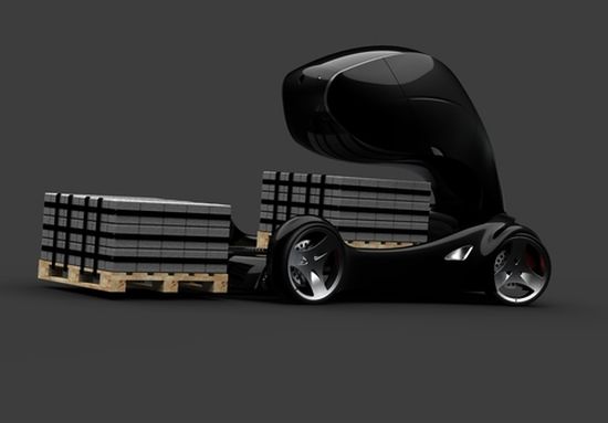 Honda Forklift Delivery Vehicle