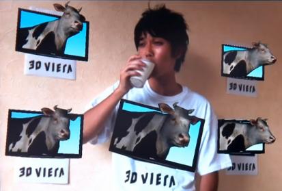 Panasonic 3D VIERA AR Greeting