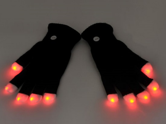 LED lights Gloves 