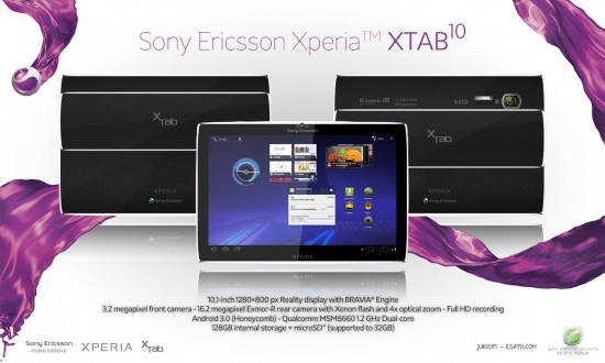 Sony Ericsson Xperia X Tab 10