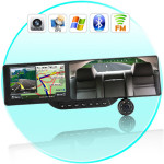 Зеркало заднего вида с GPS, Bluetooth и видеорегистратором