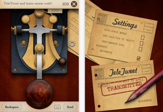 Приложение TeleTweet – общайся при помощи азбуки Морзе