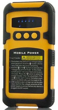 Противоударный и водонепроницаемый портативный аккумулятор никогда не подведет