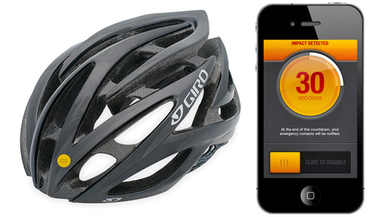 Велосипедный шлем с сенсорами вызовет помощь в случае экстренной ситуации