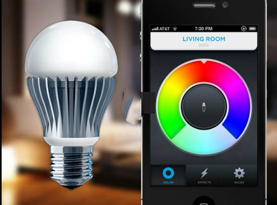 Светодиодная лампочка, которую можно контролировать со смартфона