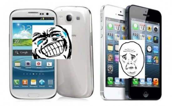 Galaxy S III опередил iPhone
