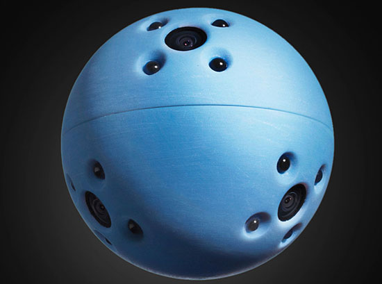 Камера с сенсорами в виде мяча