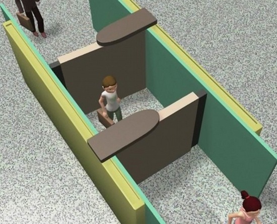 Поворотные двери с сенсорами, созданные для безопасности