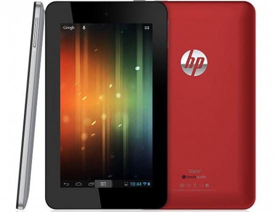 Hewlett-Packard представила планшетный компьютер Slate 7
