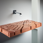 Концепт раковины в виде городской карты